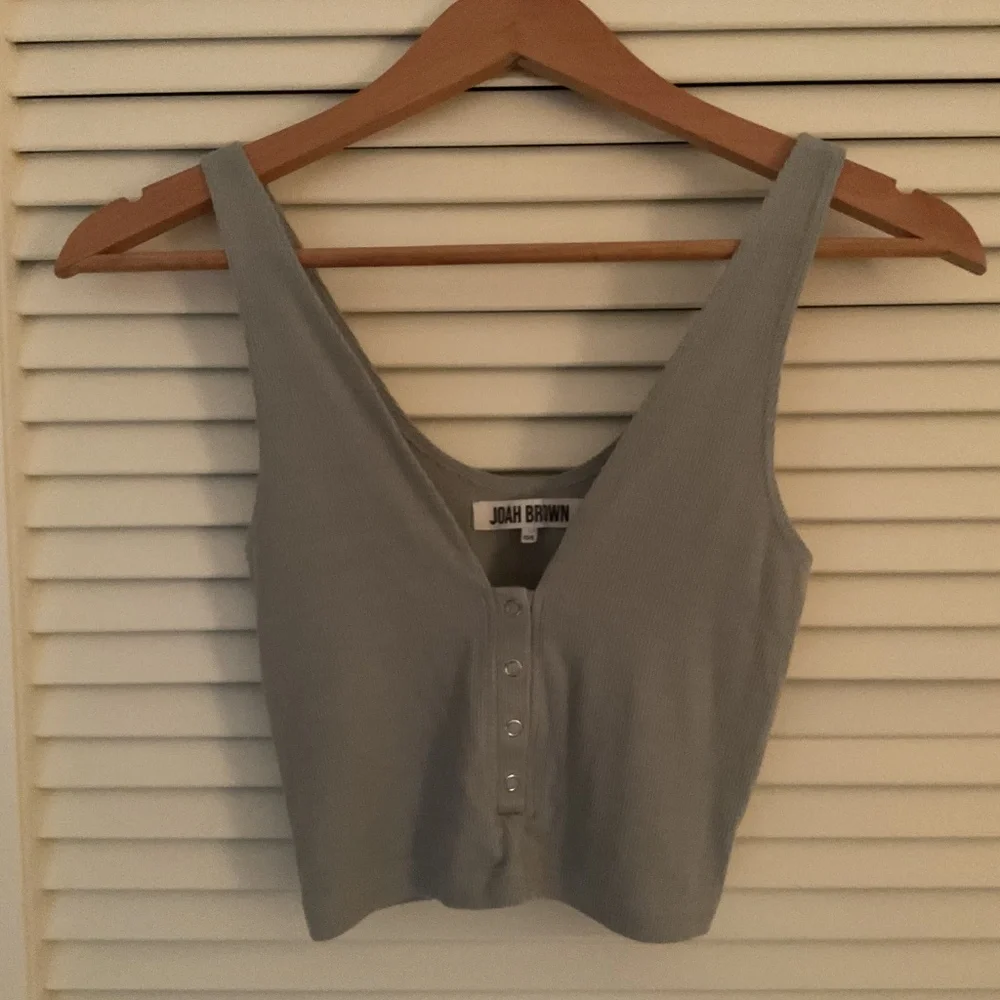 Joah Brown Crop Top Blue XS/S - Picture 2 of 3